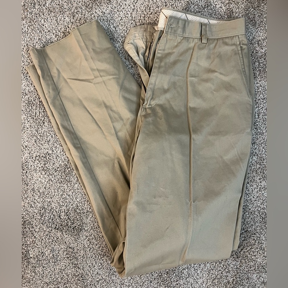 Cutter & buck work slacks pants • khaki • barely used • size 38 waist
